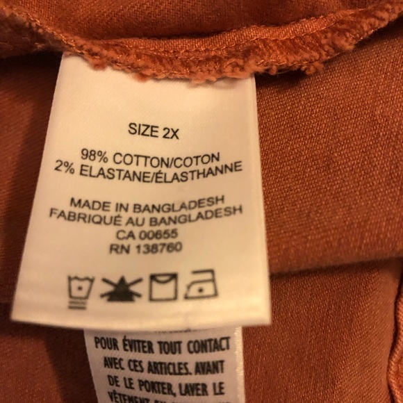 DC Jeans burnt orange jacket - Picture 3 of 6